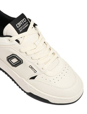 SCARPA UOMO ECLIPSE ORTO BIANCA CON INSERTI NERI