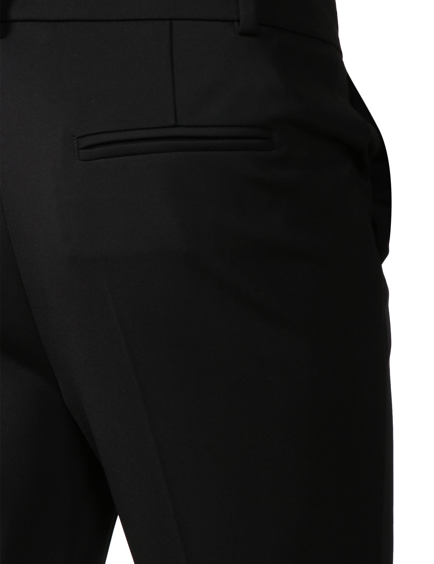 PANTALONE DONNA PINKO NERO "BELLO" CIGARETTE-FIT IN PUNTO STOFFA