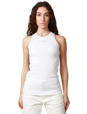 TOP DONNA PINKO DISTINTO NERO CON SCOLLO VOGATORE E PICCOLA STAMPA LOGO CENTRALE