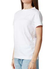 T-SHIRT DONNA PINKO START BIANCA IN JERSEY CON RICAMO LOGO SUL DAVANTI