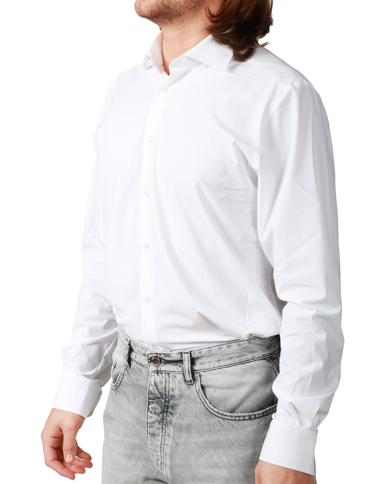 CAMICIA UOMO PORTOFIORI PERFORMANCE BIANCA