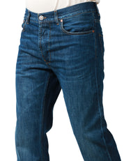 JEANS UOMO TELA GENOVA DAVIDE LAVAGGIO SCURO A GAMBA DRITTA