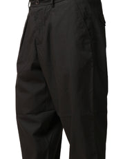 PANTALONE UOMO UNIVERSAL WORKS NERO A GAMBA LARGA CON COULISSE IN VITA