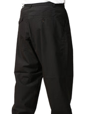 PANTALONE UOMO UNIVERSAL WORKS NERO A GAMBA LARGA CON COULISSE IN VITA