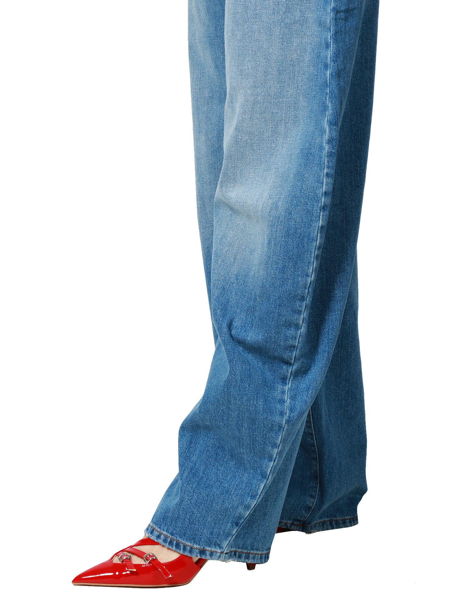 JEANS DONNA VICOLODENIM MEDIO GAMBA A BANANA