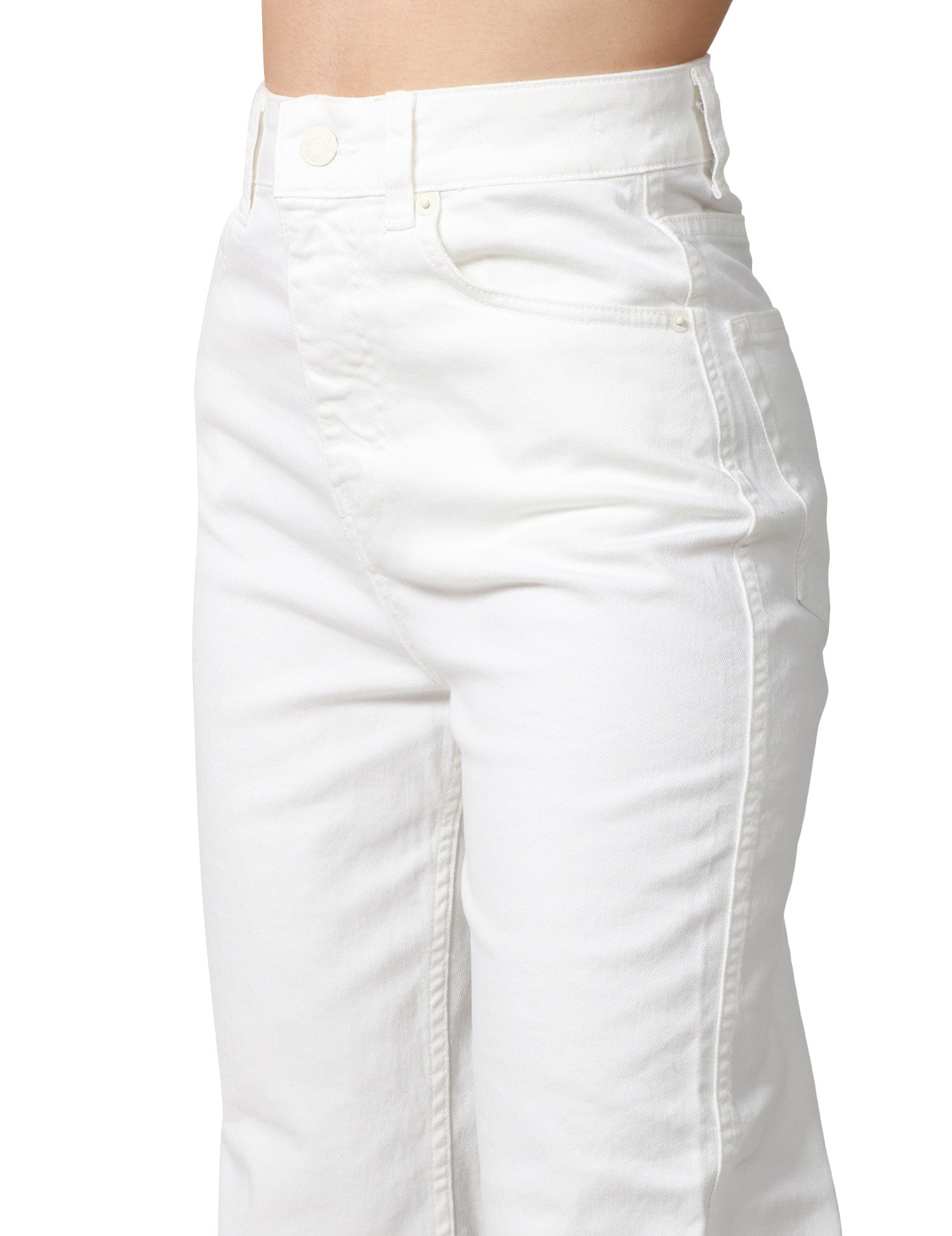 JEANS DONNA VICOLO KATE BIANCO 5 TASCHE A GAMBA DRITTA