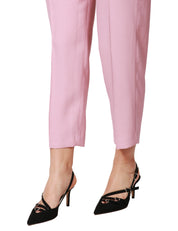 PANTALONE DONNA VICOLO ROSA A VITA ALTA LUNGHEZZA ALLA CAVIGLIA