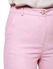 PANTALONE DONNA VICOLO ROSA A VITA ALTA LUNGHEZZA ALLA CAVIGLIA