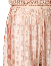 PANTALONE DONNA WEILI ZHENG NUDE MODELLO PIGIAMA PLISSETTATO A PALAZZO