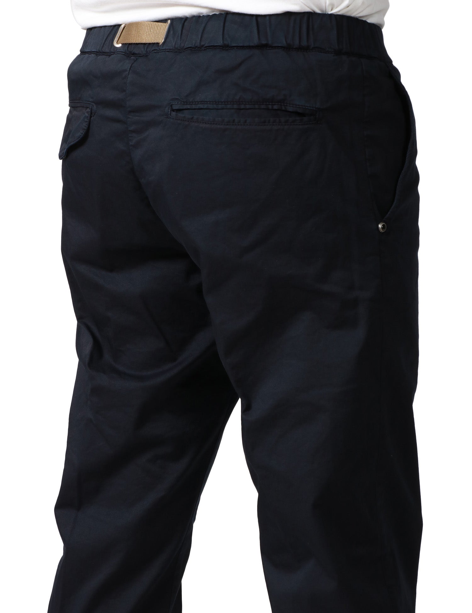 PANTALONE UOMO WHITESAND BLU 5 TASCHE CON CINTURA E VITA REGOLABILE