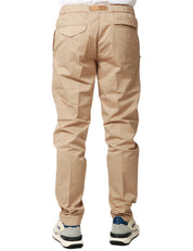 PANTALONE UOMO WHITESAND BEIGE 5 TASCHE CON CINTURA E VITA REGOLABILE