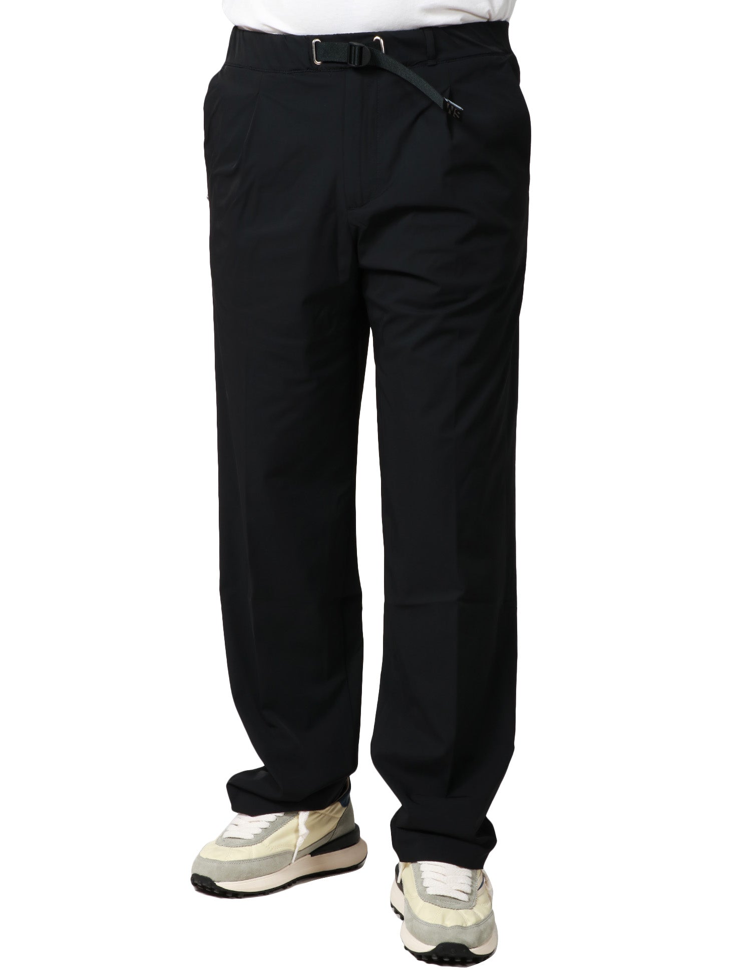 PANTALONE UOMO WHITESAND NERO 5 TASCHE CON CINTURA E VITA REGOLABILE