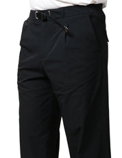 PANTALONE UOMO WHITESAND NERO 5 TASCHE CON CINTURA E VITA REGOLABILE