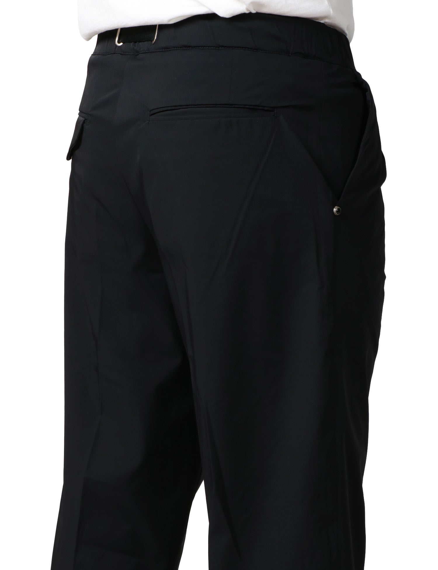 PANTALONE UOMO WHITESAND NERO 5 TASCHE CON CINTURA E VITA REGOLABILE