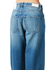 JEANS DONNA ICON DENIM BEA LAVAGGIO MEDIO CINQUE TASCHE A GAMBA DRITTA