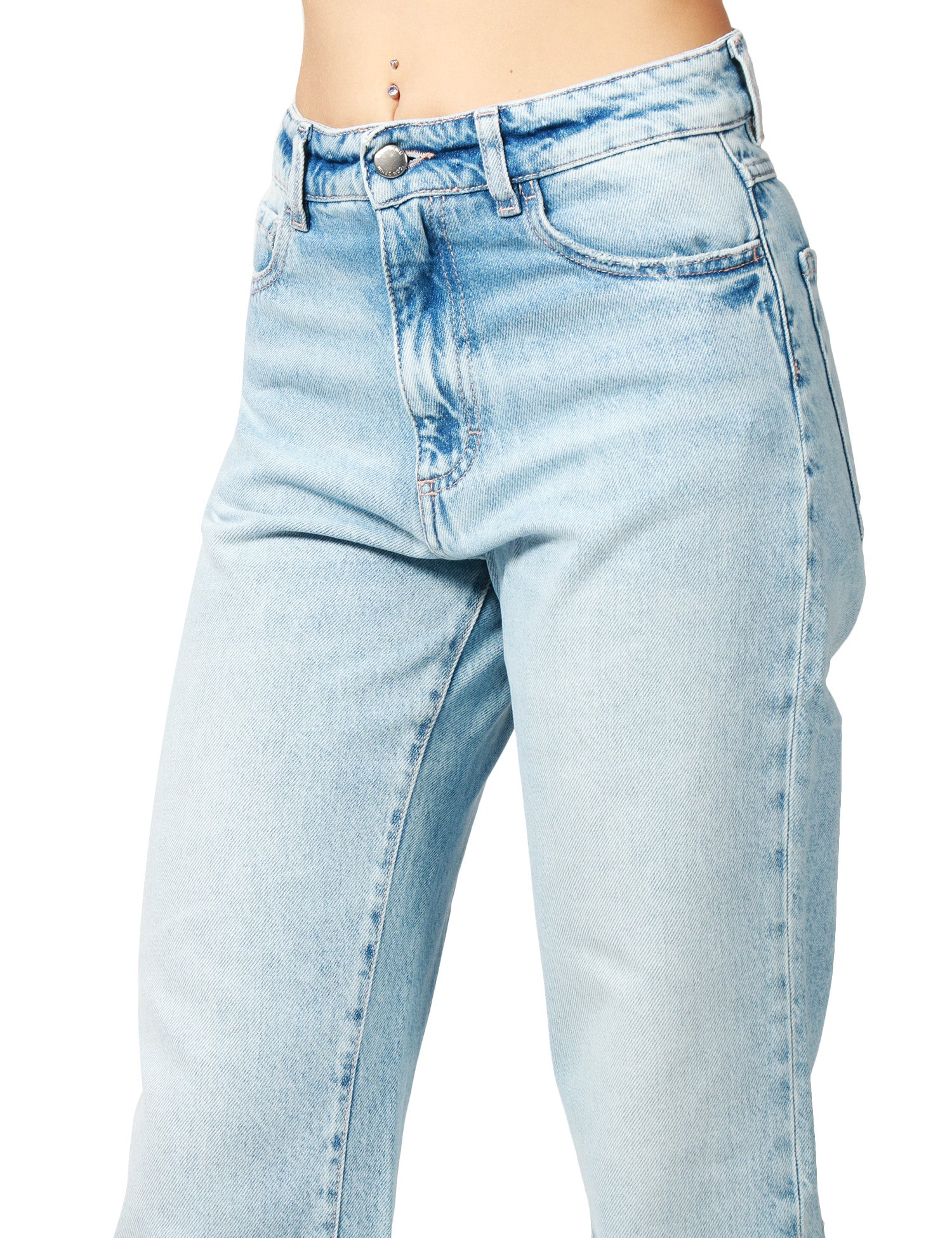 JEANS DONNA ICON DENIM JILL LAVAGGIO CHIARO GAMBA DRITTA