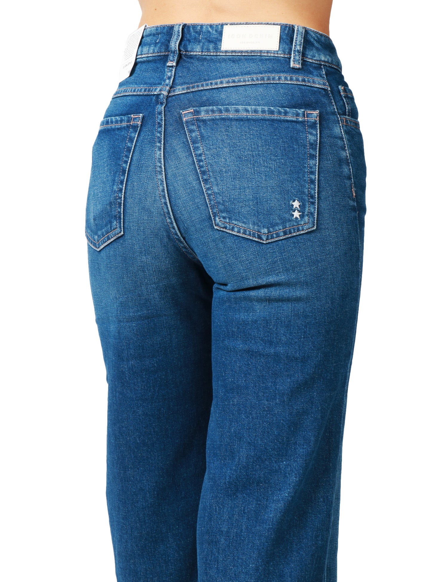 JEANS DONNA ICON DENIM JOIA ECLIPSE A VITA ALTA E GAMBA STRETTA