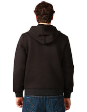 GIUBBINO UOMO K-WAY RAINER SPACER NERO IN SCUBA LEGGERO CON CAPPUCCIO E ZIP