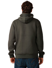 GIUBBINO UOMO K-WAY RAINER GREEN BLACK IN SCUBA LEGGERO CON CAPPUCCIO