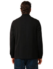 GIACCA UOMO OFFICINA 36 DANA NERA MONOPETTO CON COLLETTO REVER E TASCHE A TOPPA DAVANTI