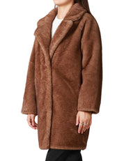 ECOPELLICCIA DONNA TAVUS MILANO BISCOTTO LUNGHEZZA MEDIA REVERSIBILE