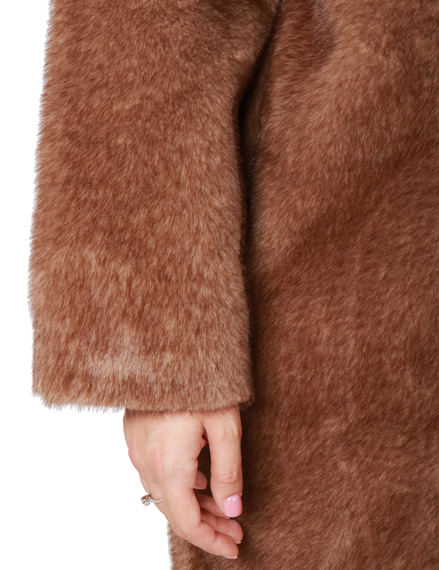 ECOPELLICCIA DONNA TAVUS MILANO BISCOTTO LUNGHEZZA MEDIA REVERSIBILE