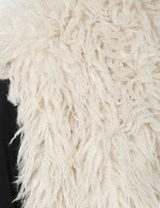 GILET ECOPELLICCIA TAVUS MILANO GHIACCIO LUNGHEZZA MEDIA A PELO LUNGO