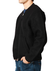 GIUBBOTTO BOMBER UOMO UNIVERSAL WORKS IN LANA CON ZIP BIDIREZIONALE