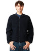 Giubbotto bomber uomo universal woks blu navy in lana con zip bidirezionale
