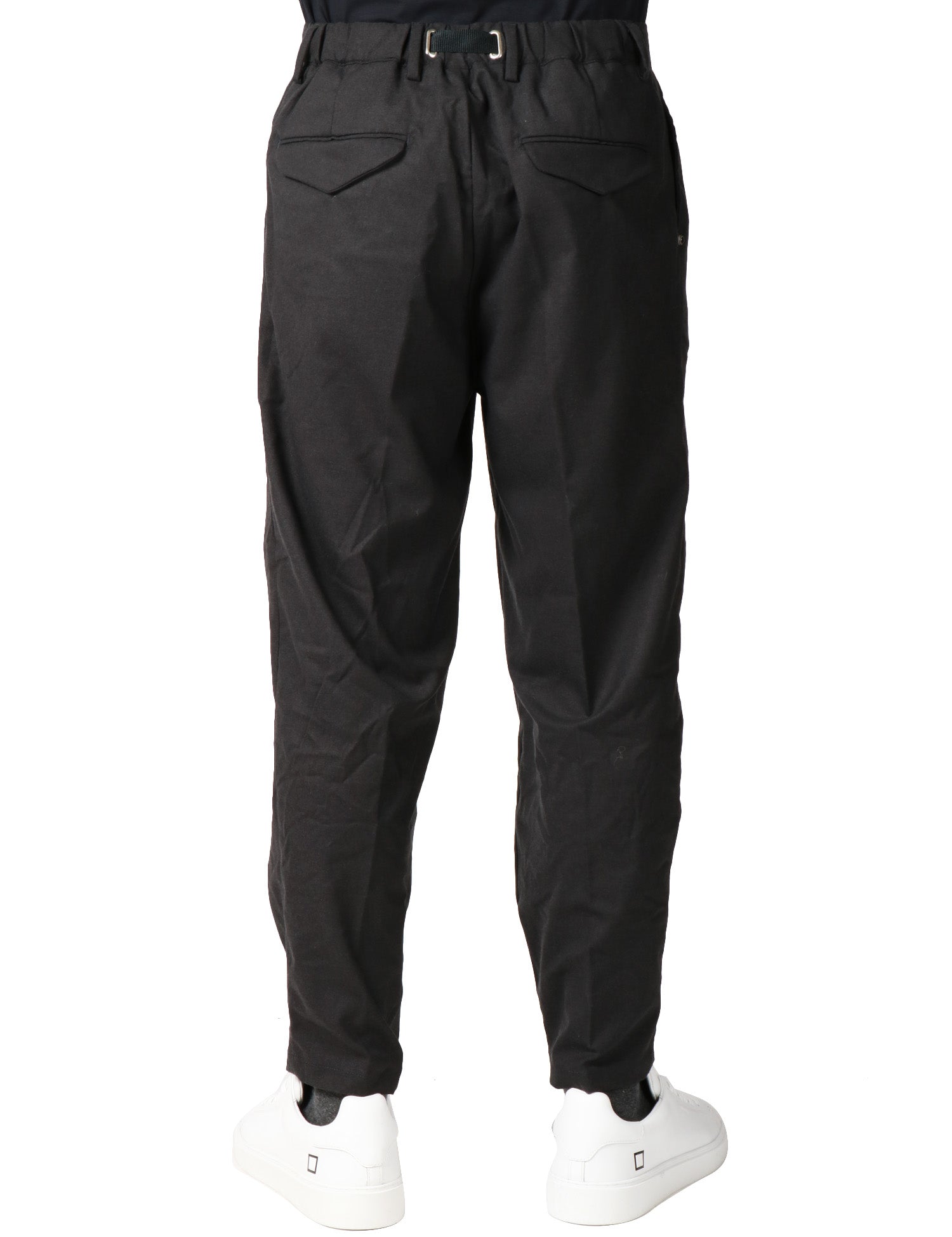 PANTALONE UOMO WHITESAND NERO CON PENCES E VITA REGOLABILE