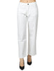 Jeans donna god save denim diana bianco in bull di cotone boy fit