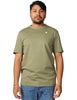 T-shirt uomo k-way odom verde girocollo in jersey di cotone