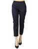 Pantalone donna liviana conti notte in popeline stretch con elastico in vita