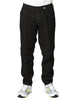 Pantalone uomo myths nero con vita elasticata 100% lino