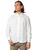 Camicia uomo portofiori bianca 100% lino
