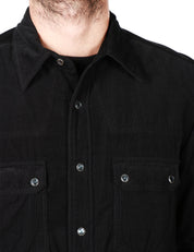 CAMICIA OXFORD WESTERN IMBOTTITA
