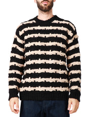 Maglia girocollo rigato