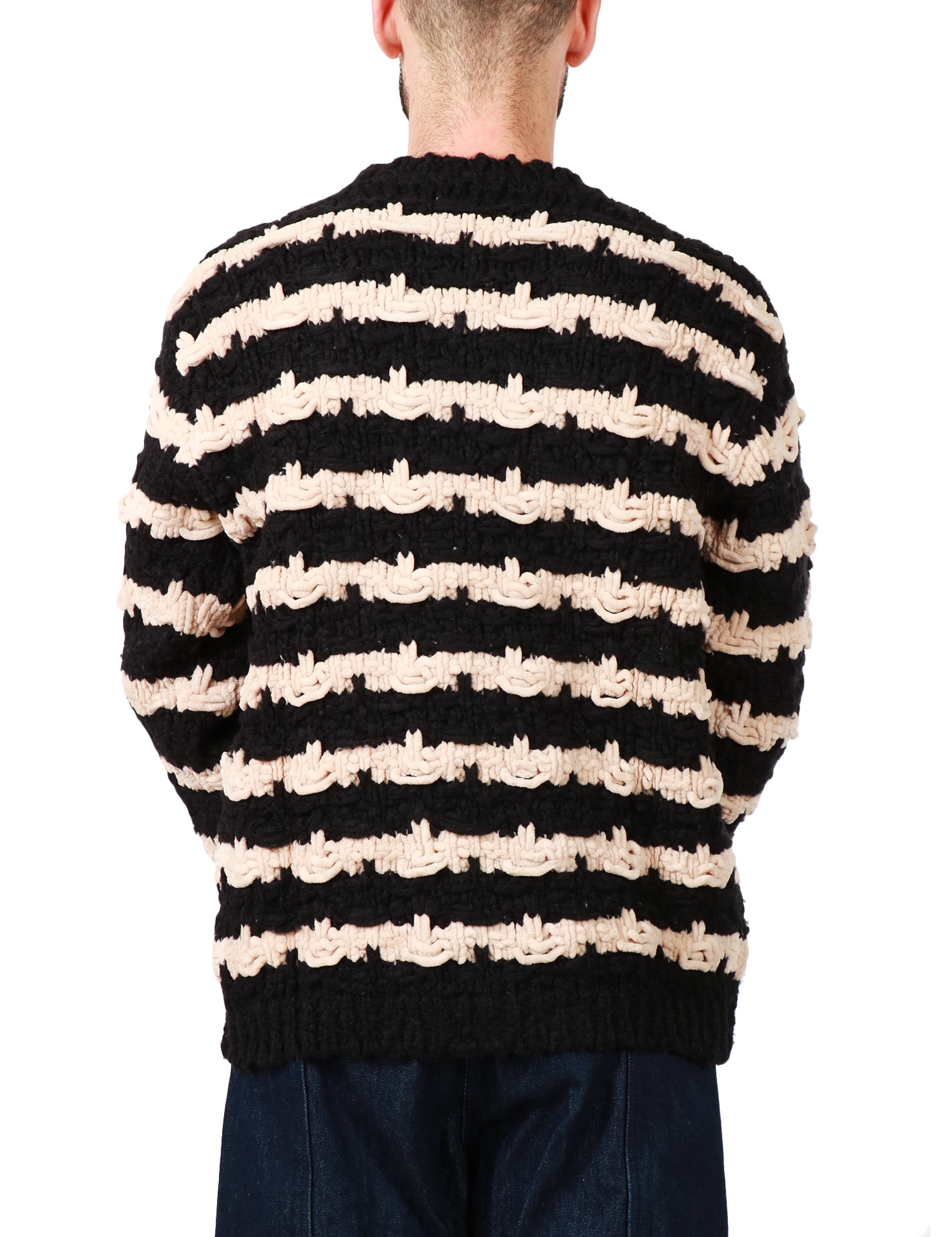 Maglia girocollo rigato