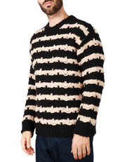 Maglia girocollo rigato
