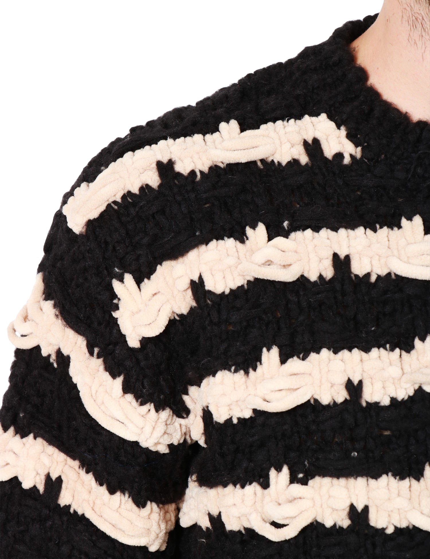 Maglia girocollo rigato