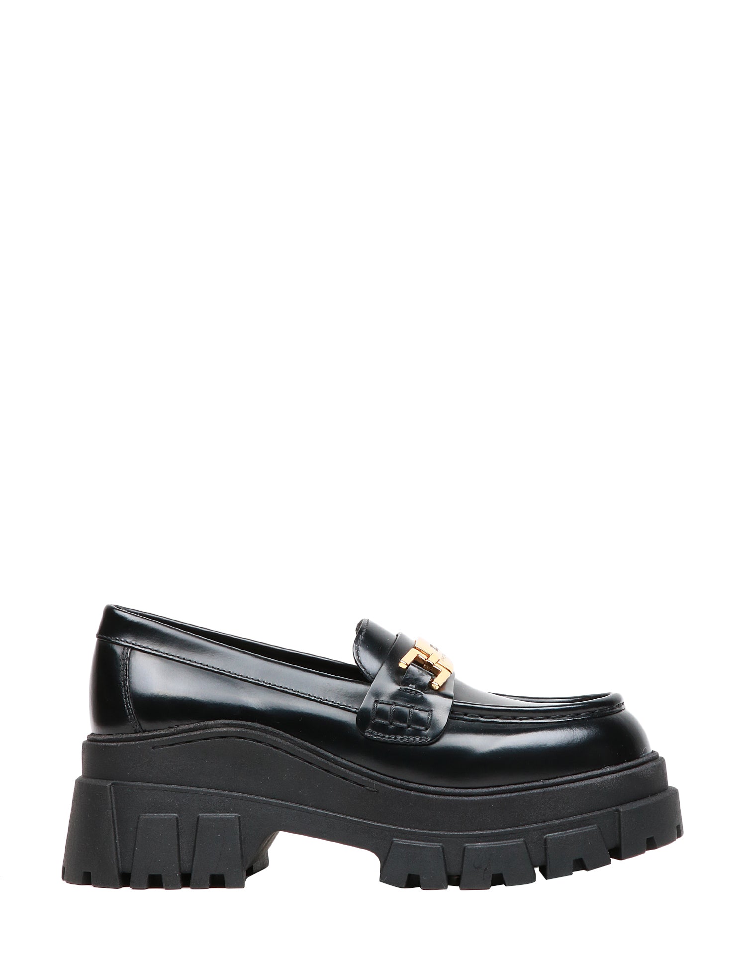 Mocassino in nappa con morsetto