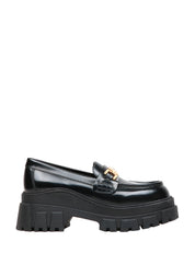 Mocassino in nappa con morsetto