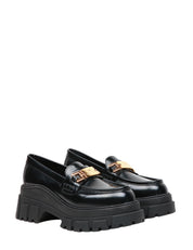 Mocassino in nappa con morsetto