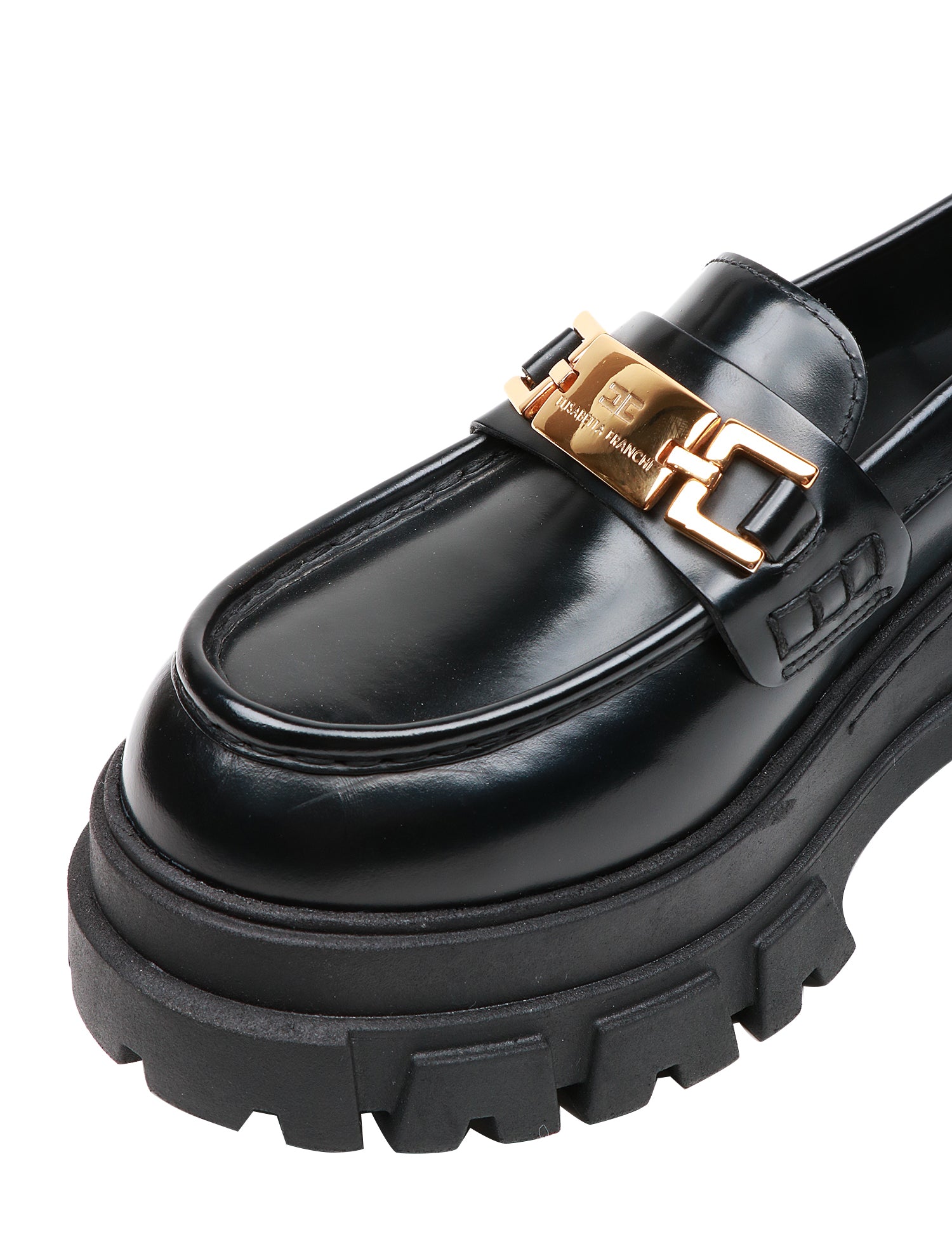 Mocassino in nappa con morsetto