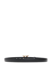 CINTURA SOTTILE donna pinko nera LOVE BIRDS IN PELLE