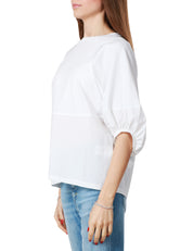 T-SHIRT SEMIBARCA IN JERSEY SHAPES