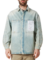 GIUBBOTTO UOMO AMARANTO DENIM