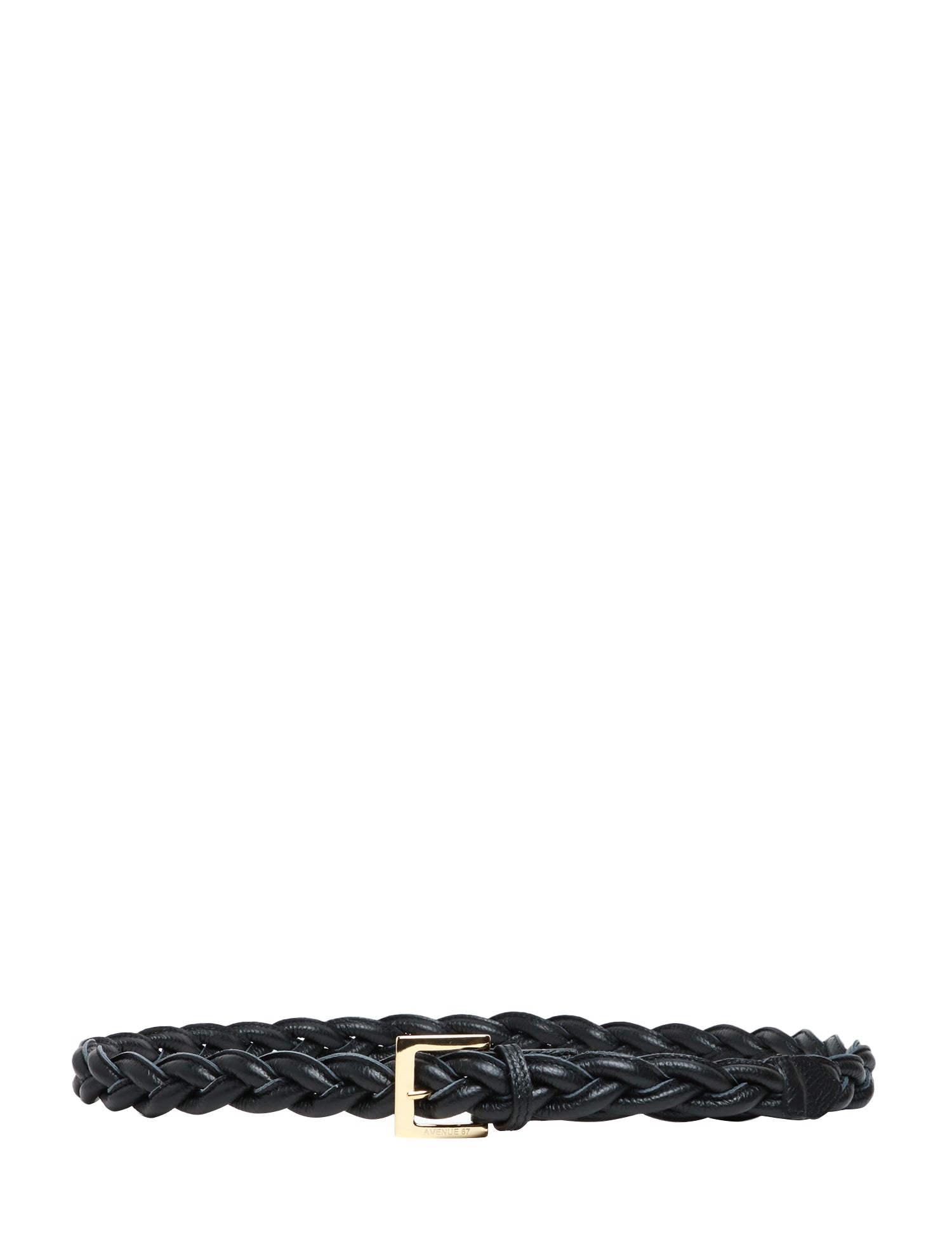 CINTA AVENUE 67 IN PELLE NERA