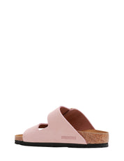 CIABATTA DONNA BIRKENSTOCK ROSA ARIZONA BIG BUCKLE NABUK CON DOPPIA FIBBIA ORO