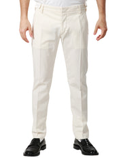 PANTALONE UOMO ENTRE AMIS BURRO TASCA AMERICA IN GABARDINA